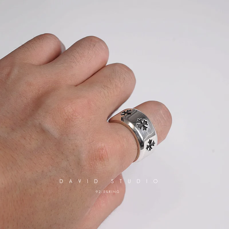 CHROME HEARTS CH PLUS THICK BAND RING