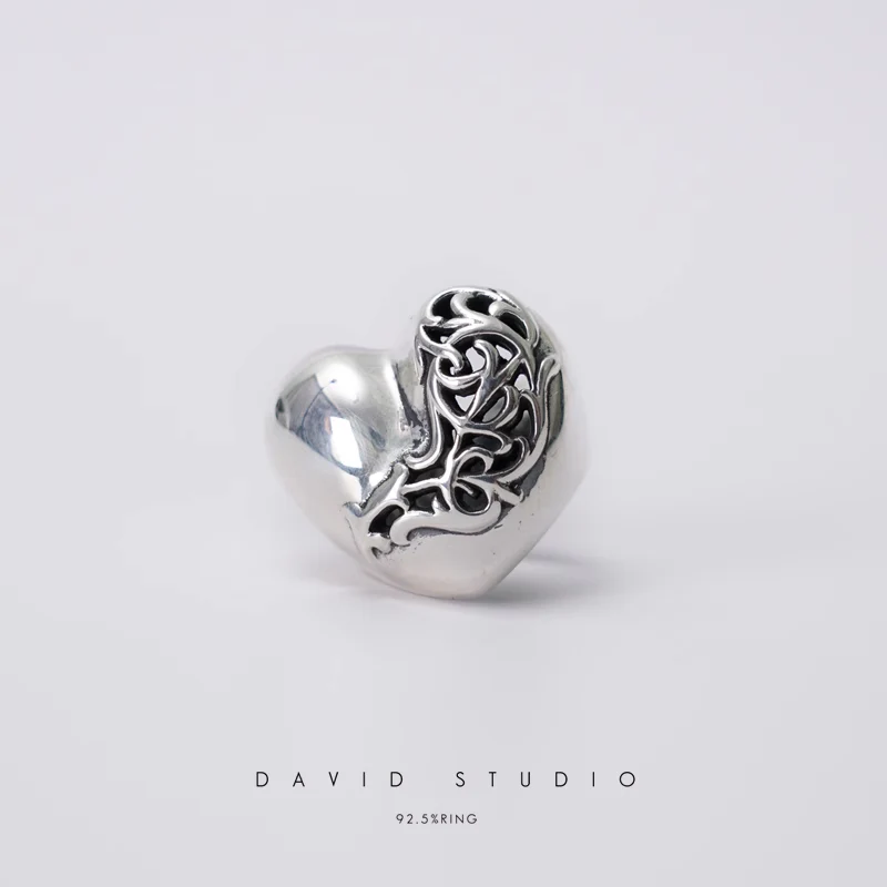 CHROME HEARTS HEART RING