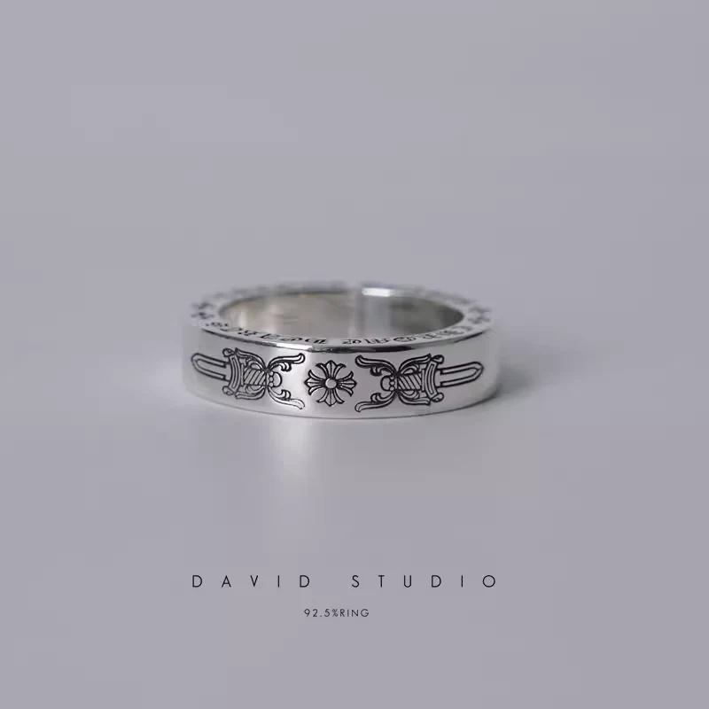 CHROME HEARTS DAGGER SPACER RING – 6MM