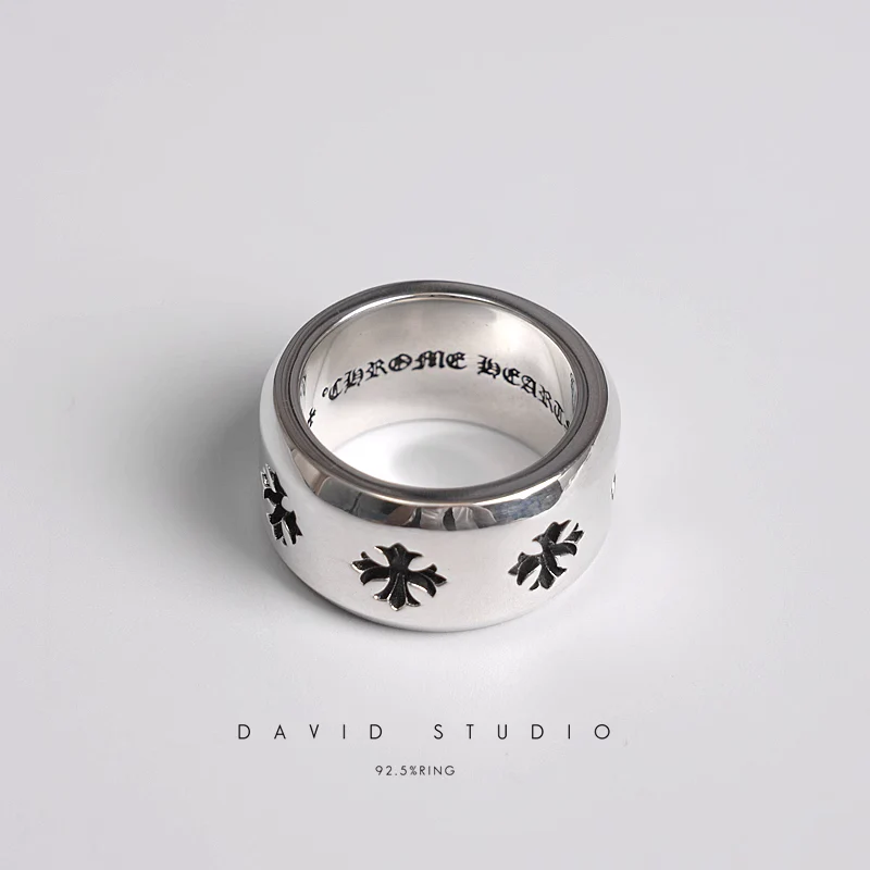 CHROME HEARTS CH PLUS THICK BAND RING