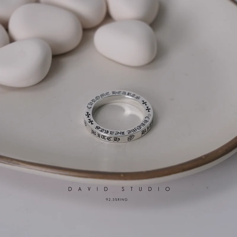 CHROME HEARTS 3MM THE ROLLING STONES B*TCH SPACER RING