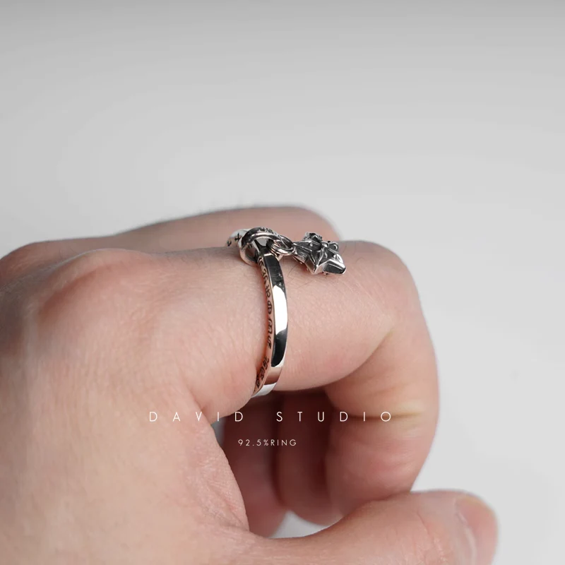 CHROME HEARTS STACK STAR RING