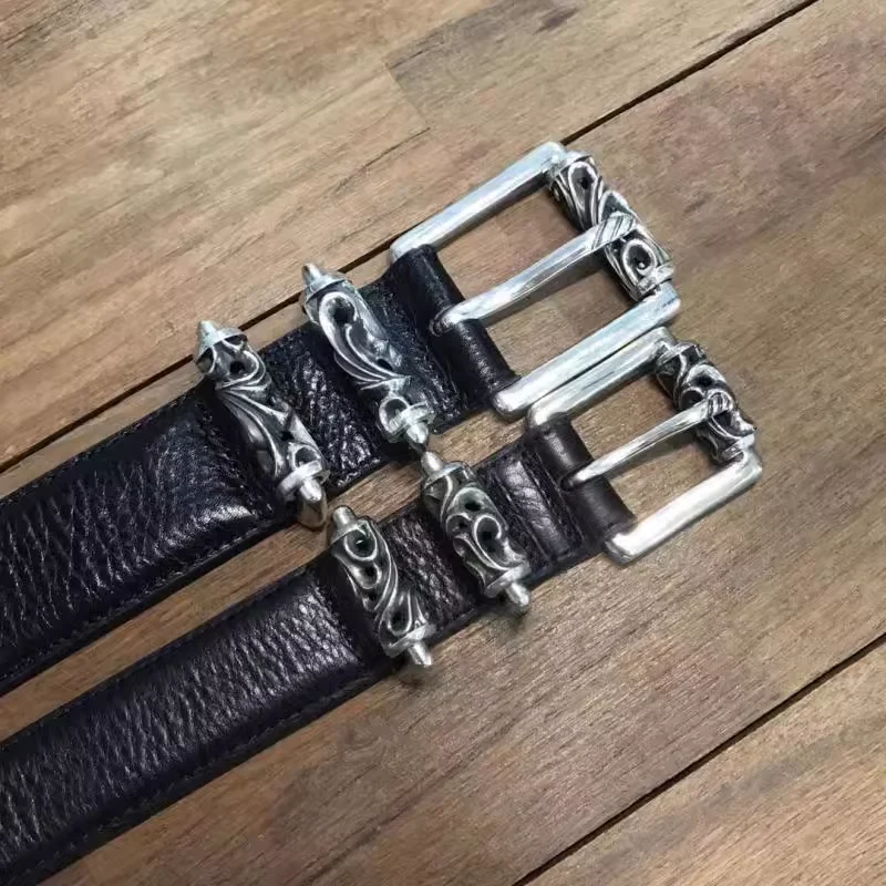 BLT 3PC ROLLER BUCKLE COWHIDE LEATHER BELT
