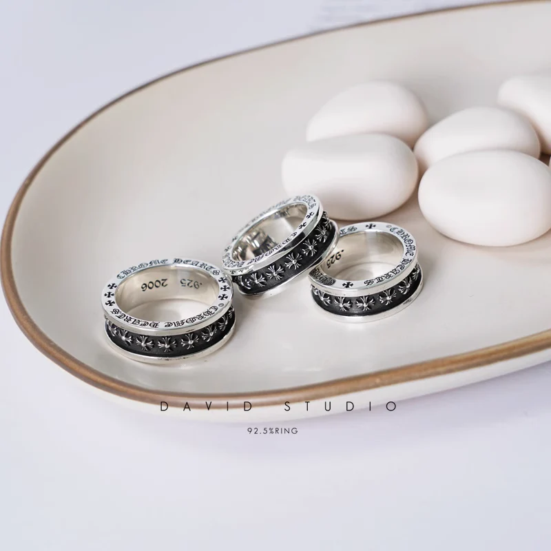 CHROME HEARTS TINY CH PLUS SPINNER RING