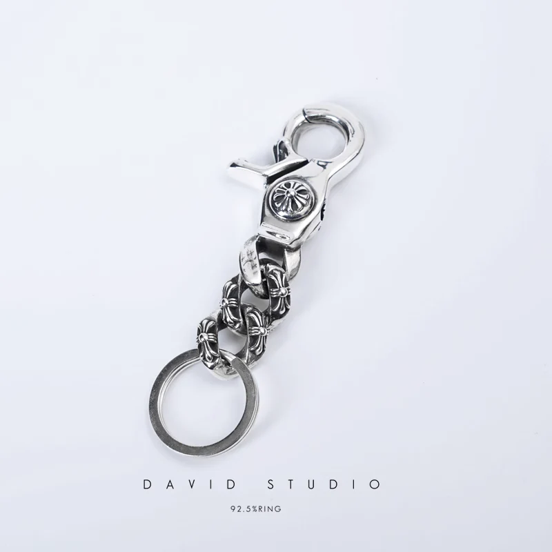 CHROME HEARTS FANCY LINK KEY RING CHAIN