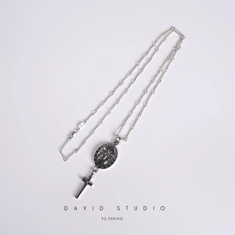 ANGEL MEDALLION MAPPLETHORPE CHARM – TWIST CHAIN