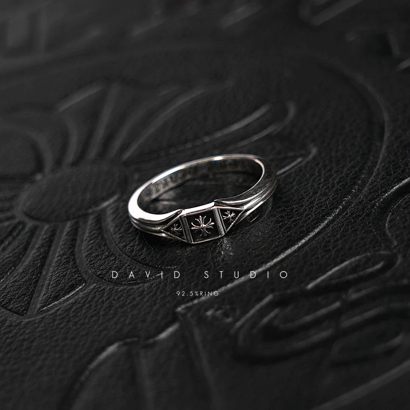 CHROME HEARTS TRIPLE CROSS DECO RING