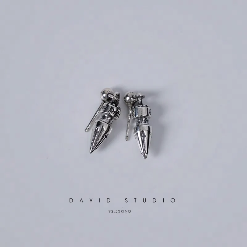 CHROME HEARTS SPIKE EARRING