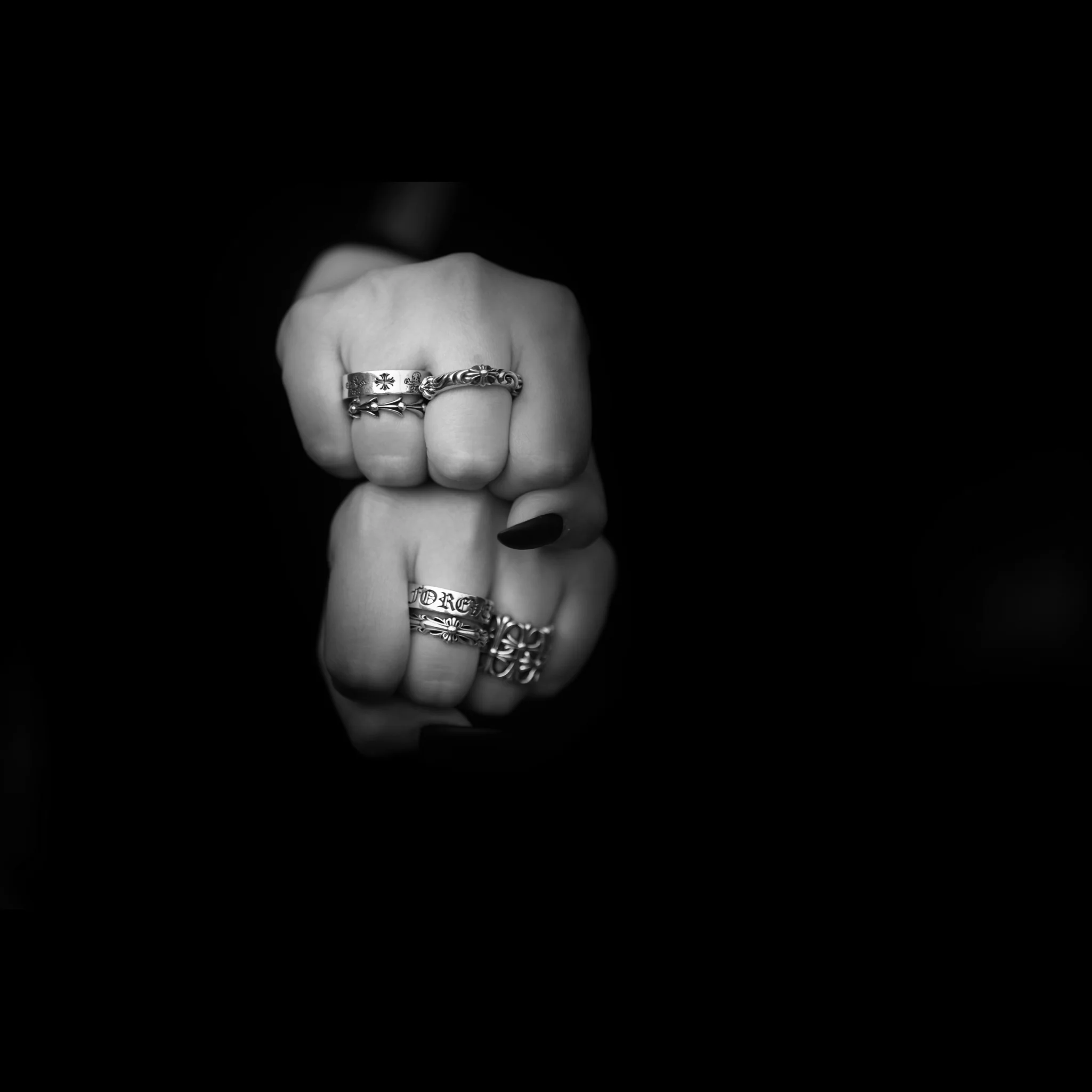 CHROME HEARTS CEMETERY RING