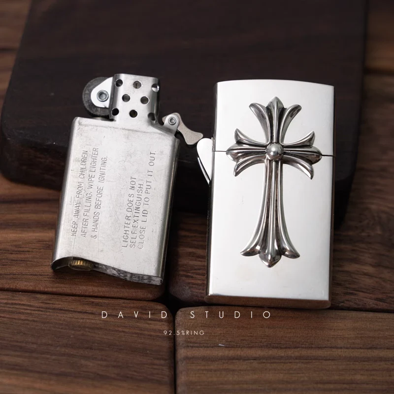 CHROME HEARTS DUBBLE CROSS ZIPPO LIGHTER