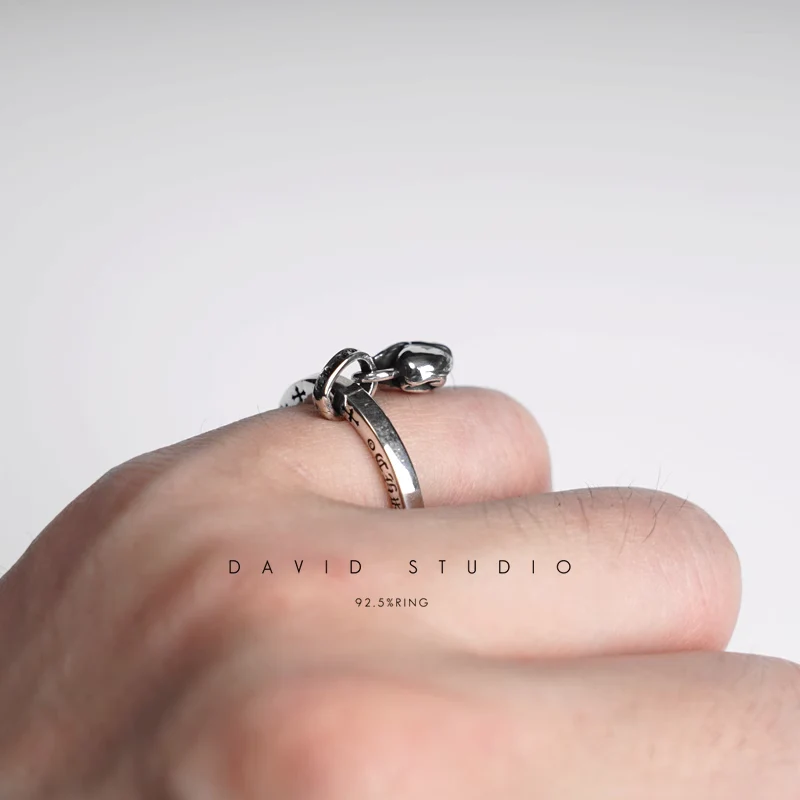 CHROME HEARTS STACK HEART RING