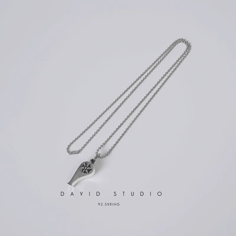 STAR WHISTLE PENDANT – BALL CHAIN