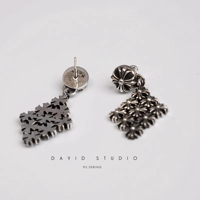 CHROME HEARTS CHAIN MAIL CH PLUS EARRING SMALL
