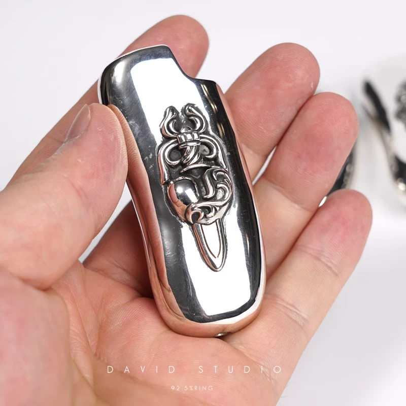 CHROME HEARTS DAGGER/HEART/DAGGER HEART LIGHTER CASE