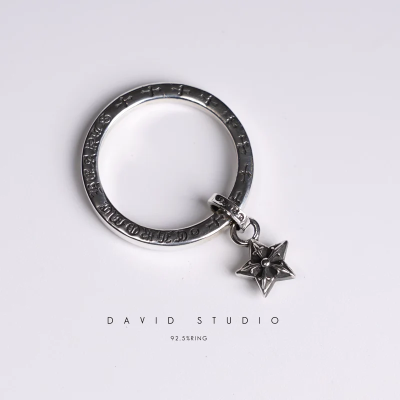 CHROME HEARTS STACK STAR RING