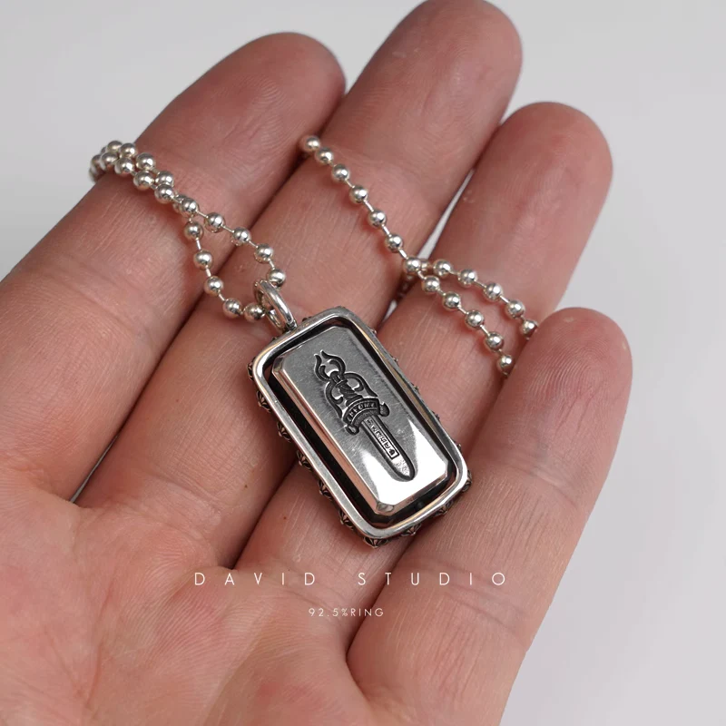 DOUBLE SPINNER PENDANT – BALL CHAIN