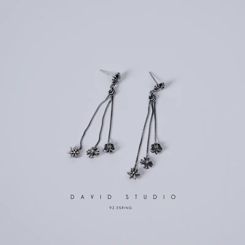 CHROME HEARTS JOJO MULTI FLORAL EARRING