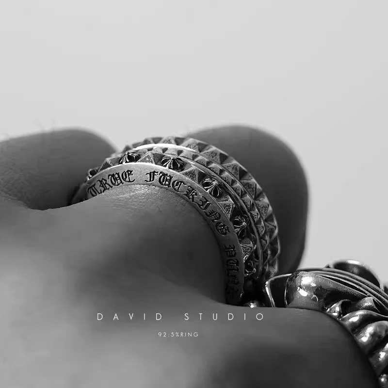 CHROME HEARTS TRUE FUCKING PUNK RING