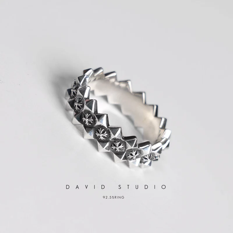CHROME HEARTS CH PLUS RAGGED EDGE RING