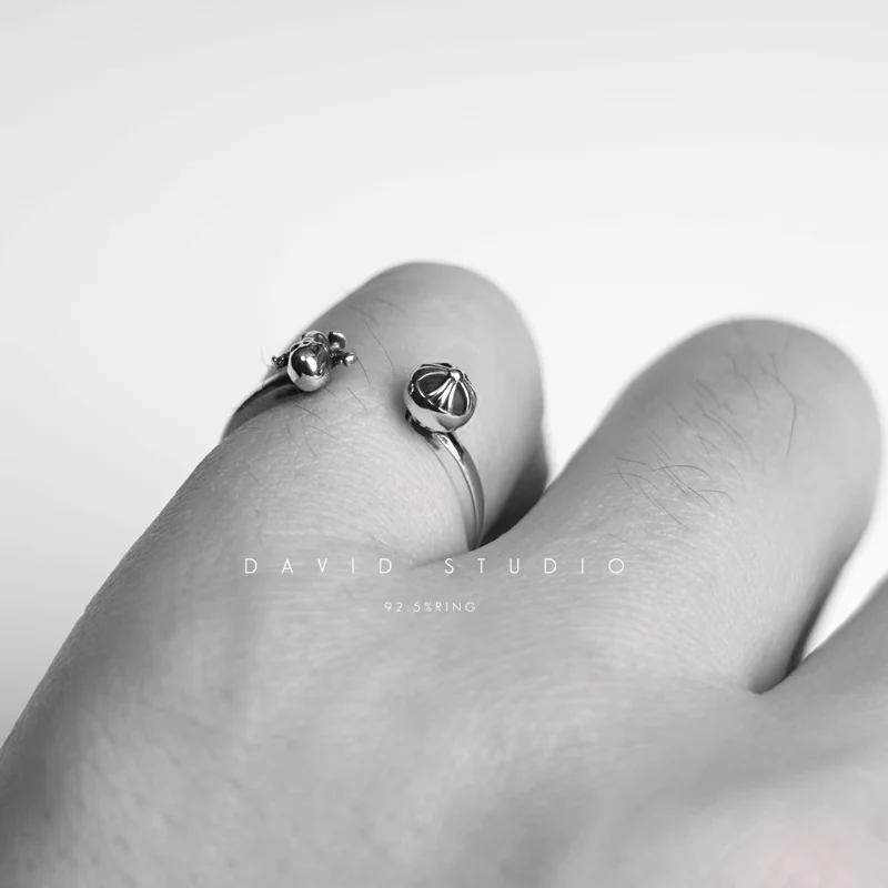 CHROME HEARTS FOTI HARRIS TEETER CROSSBALL RING