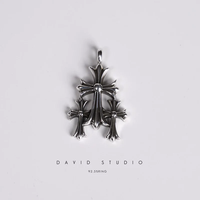 CHROME HEARTS CEMETERY CUT OUT PENDANT