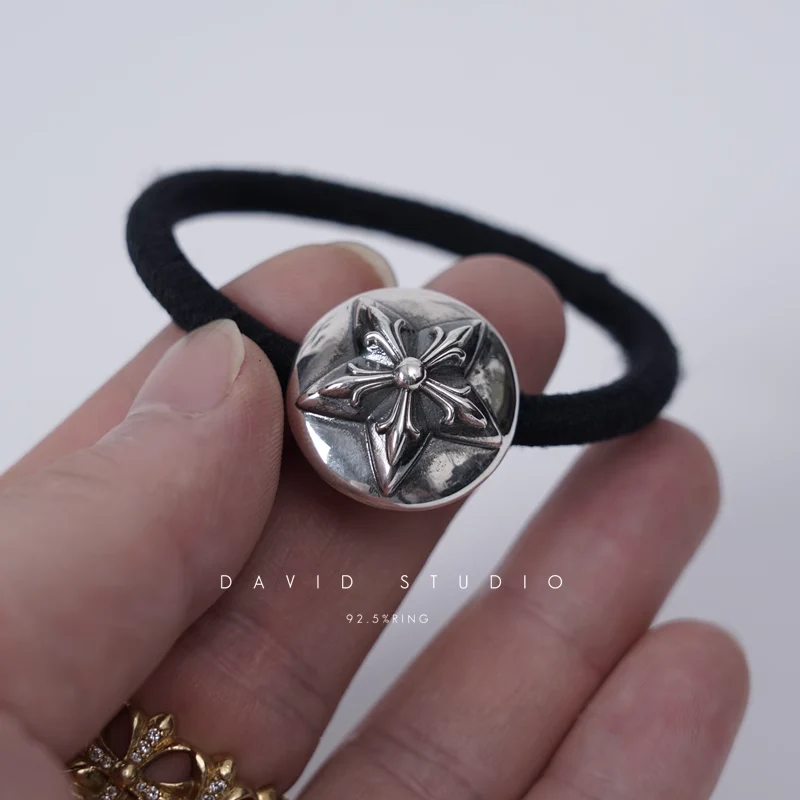 CHROME HEARTS STAR HAIR TIE