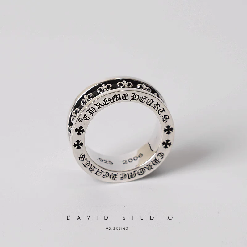 CHROME HEARTS SMALL BS FLEUR RING