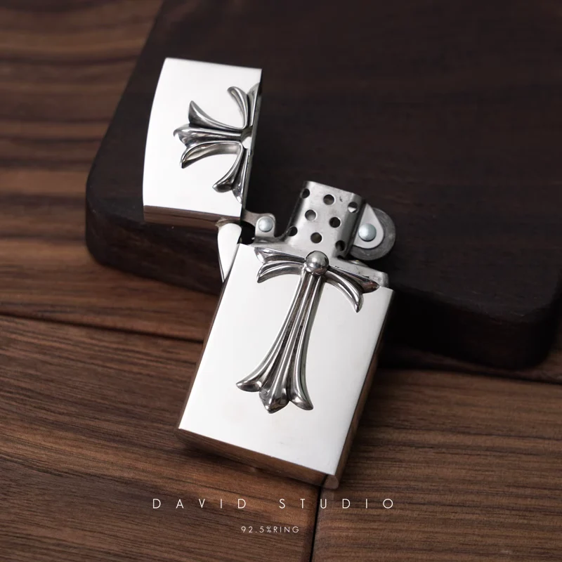 CHROME HEARTS DUBBLE CROSS ZIPPO LIGHTER