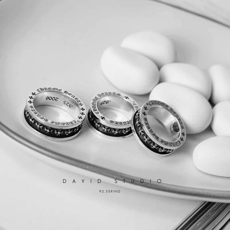 CHROME HEARTS TINY CH PLUS SPINNER RING