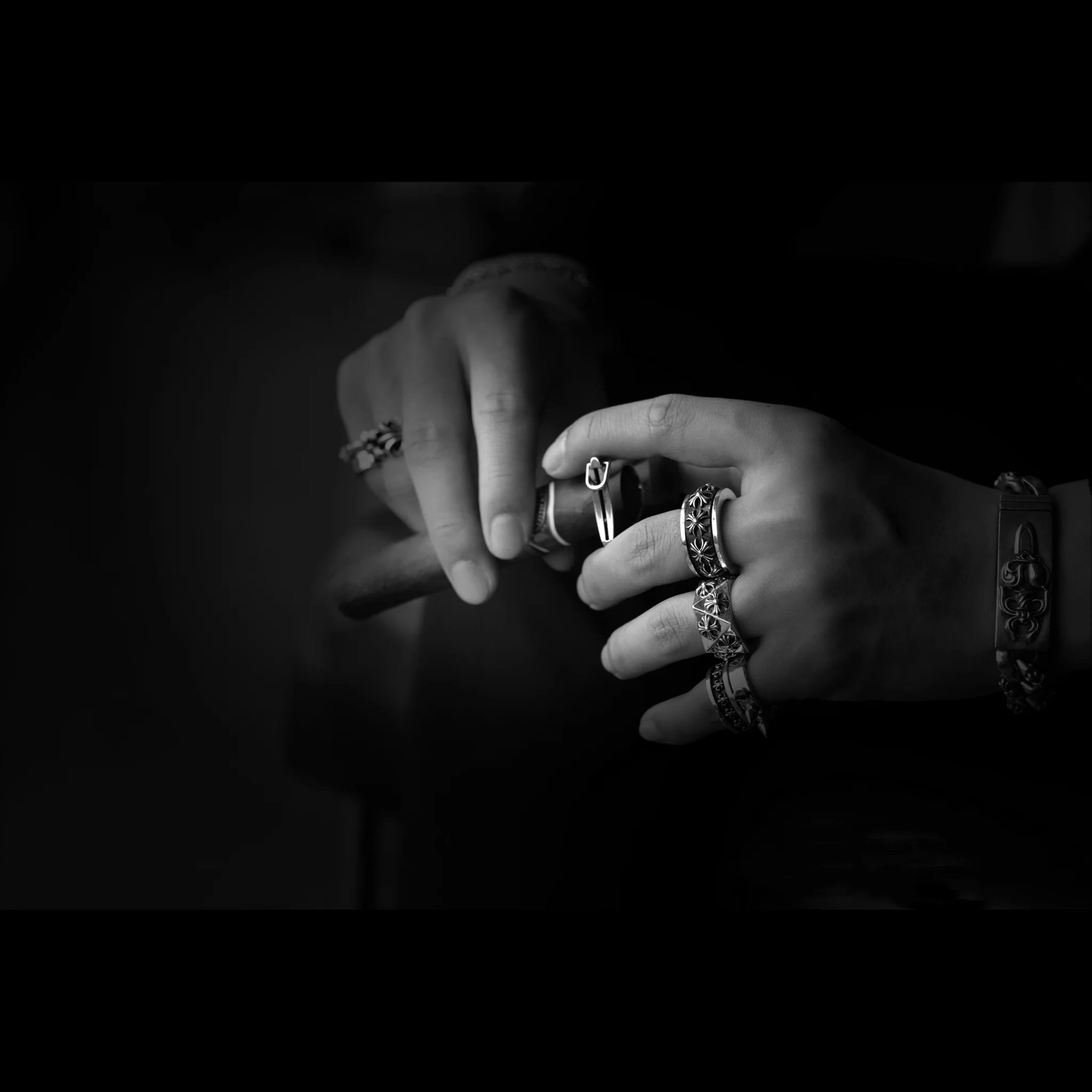 CHROME HEARTS CHX SPINNER RING