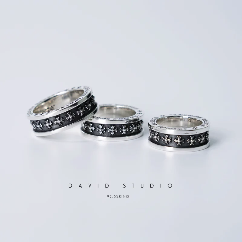CHROME HEARTS TINY CH PLUS SPINNER RING