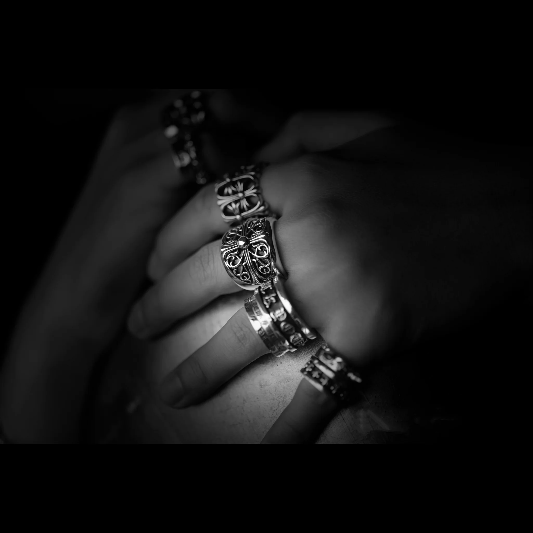 CHROME HEARTS CEMETERY RING