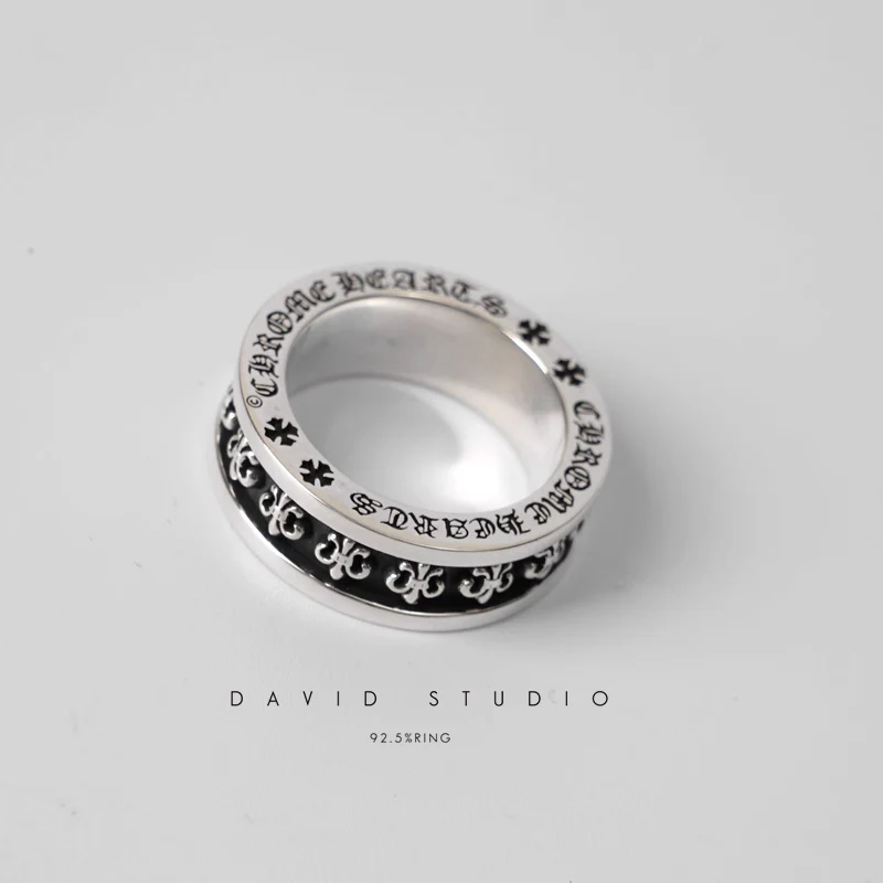 CHROME HEARTS SMALL BS FLEUR RING