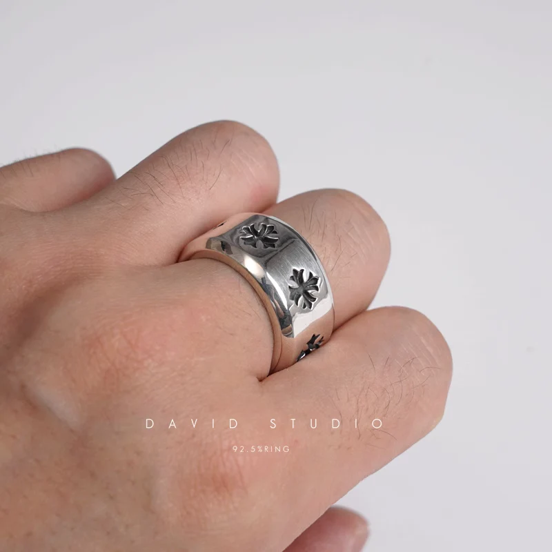 CHROME HEARTS CH PLUS THICK BAND RING