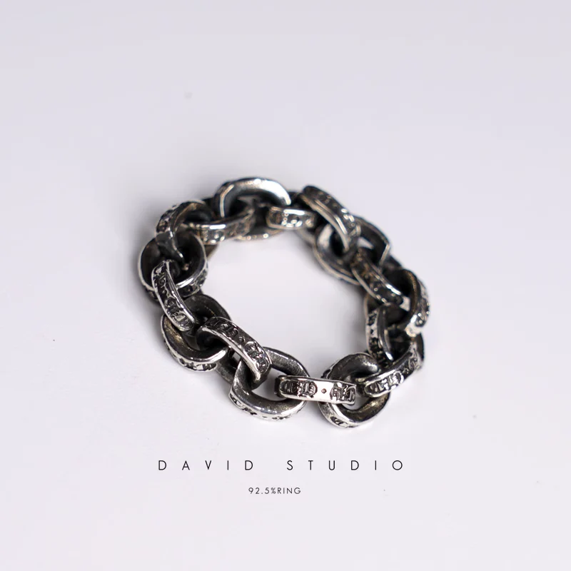 CHROME HEARTS PAPER CHAIN RING