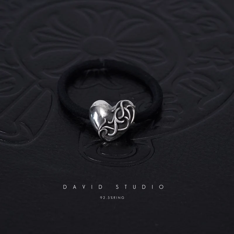 CHROME HEARTS HEART HAIR TIE