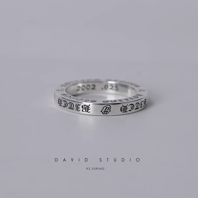 CHROME HEARTS 3MM THE ROLLING STONES B*TCH SPACER RING