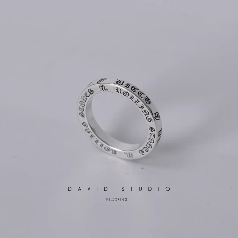 CHROME HEARTS 3MM THE ROLLING STONES B*TCH SPACER RING