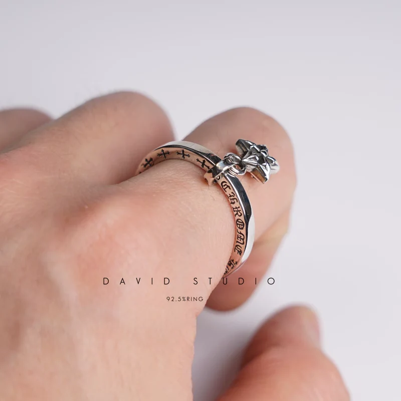 CHROME HEARTS STACK STAR RING