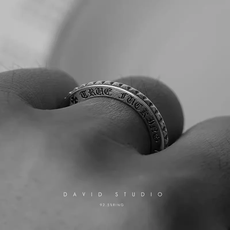 CHROME HEARTS TRUE FUCKING PUNK JUBI RING