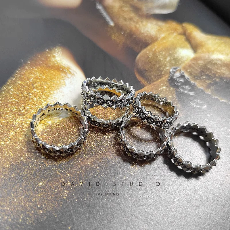 CHROME HEARTS CH PLUS RAGGED EDGE RING