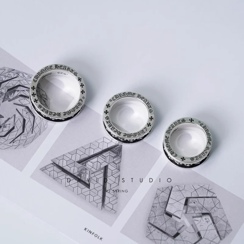 CHROME HEARTS TINY CH PLUS SPINNER RING