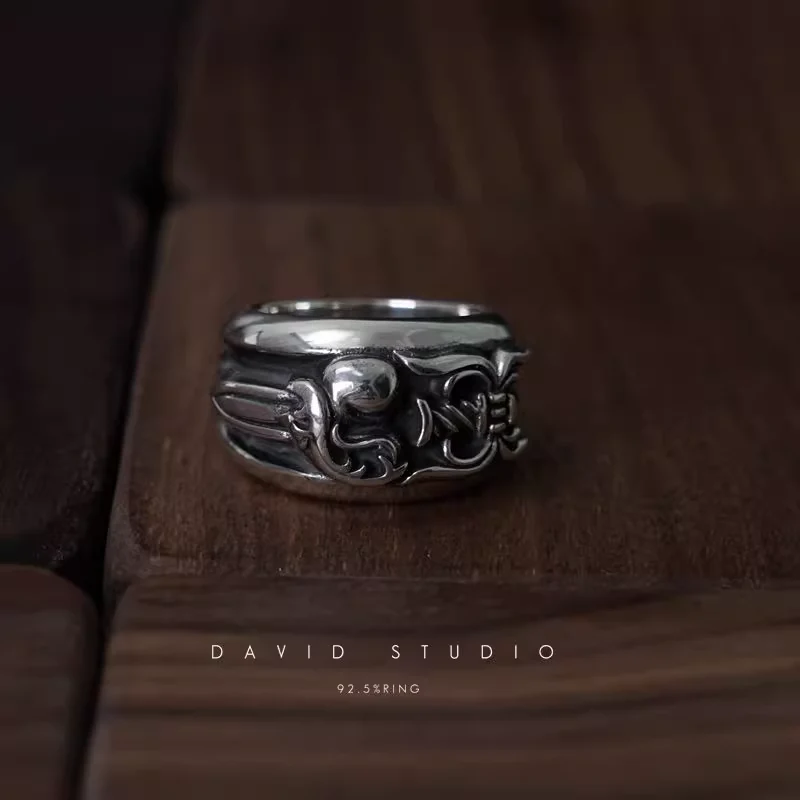 CHROME HEARTS DAGGER HEART RING