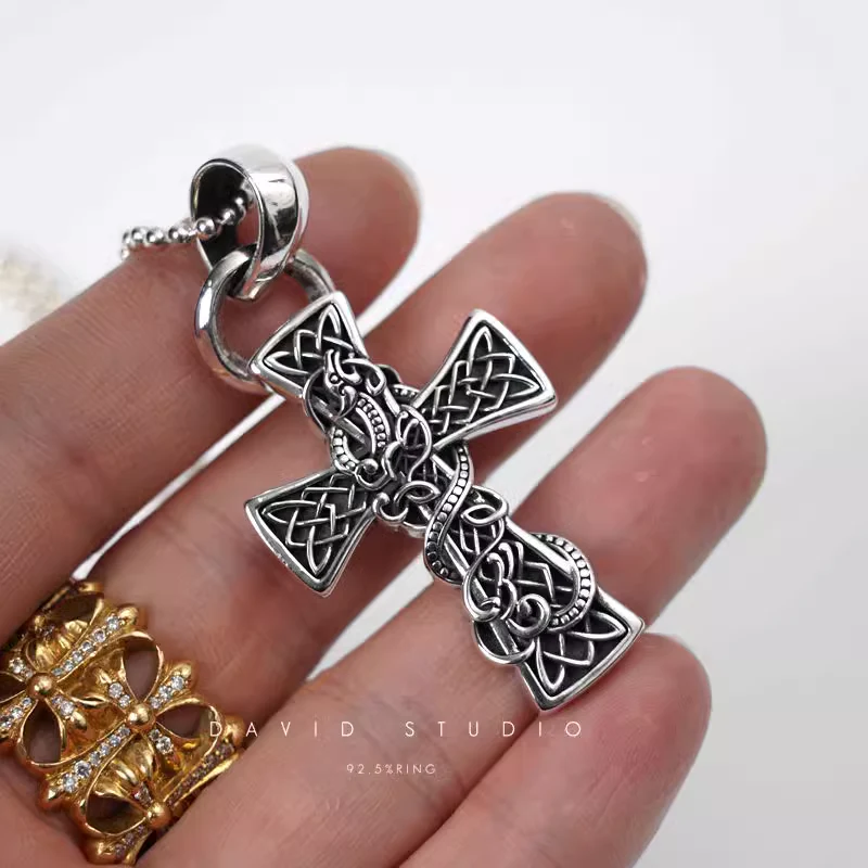 CELTIC CROSS PENDANT – BALL CHAIN