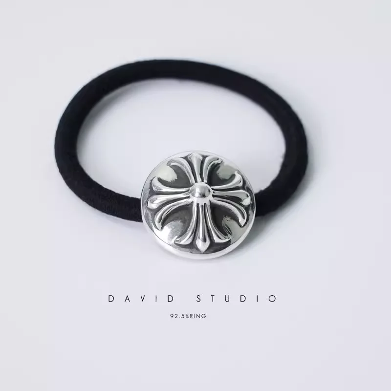 CHROME HEARTS CROSS BALL HAIR TIE