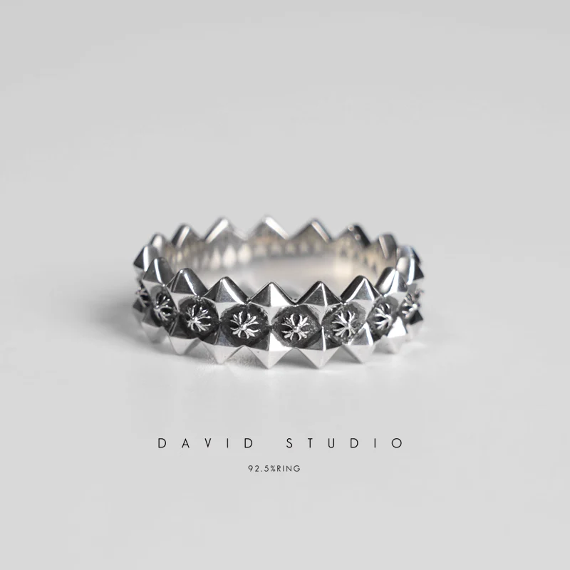 CHROME HEARTS CH PLUS RAGGED EDGE RING