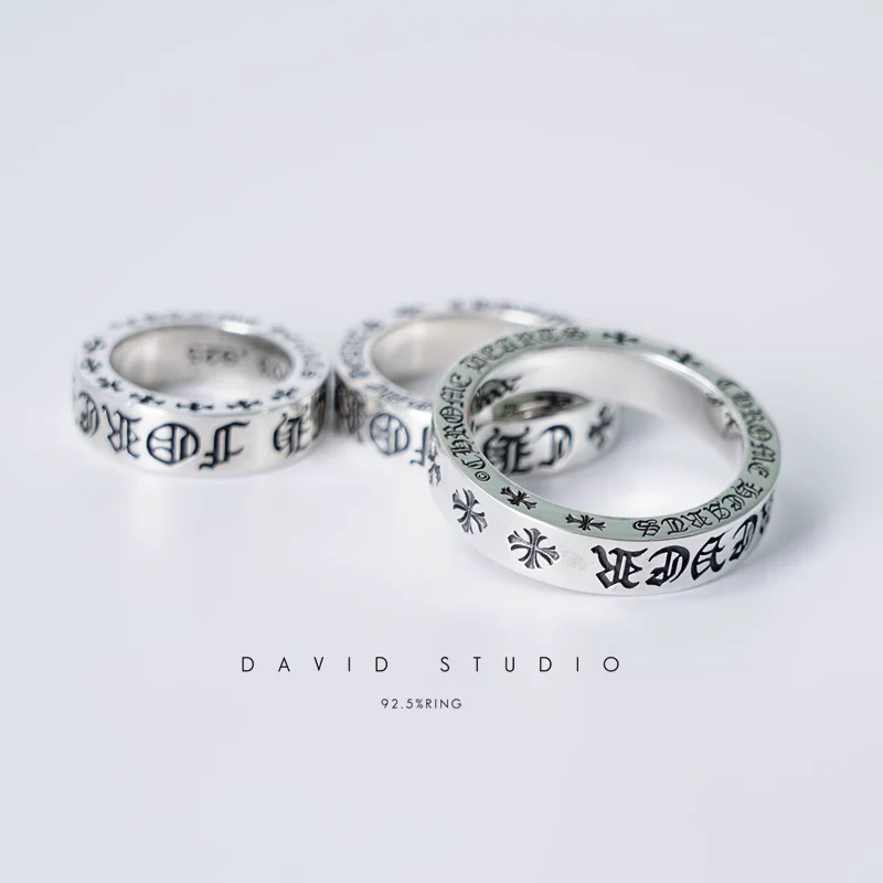 6MM CHROME HEARTS FOREVER RING – SPACER