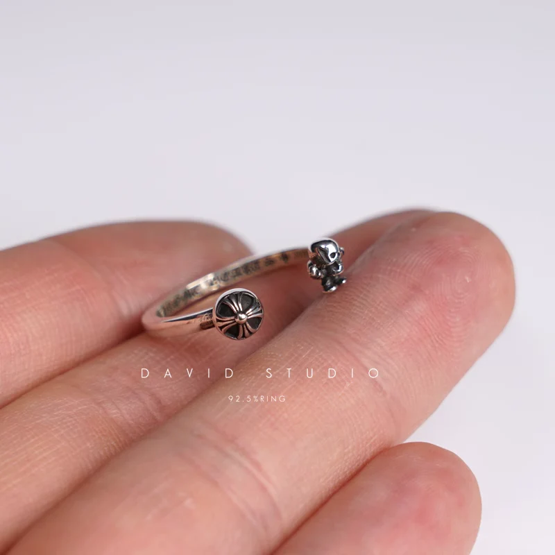 CHROME HEARTS FOTI HARRIS TEETER CROSSBALL RING