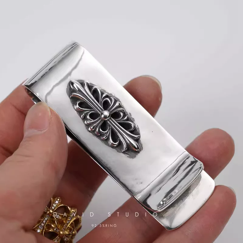 CHROME HEARTS FLORAL MONEY CLIP