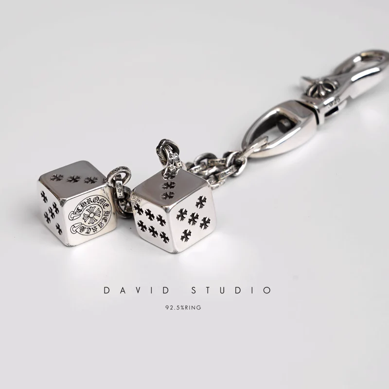CHROME HEARTS DICE KEYCHAIN